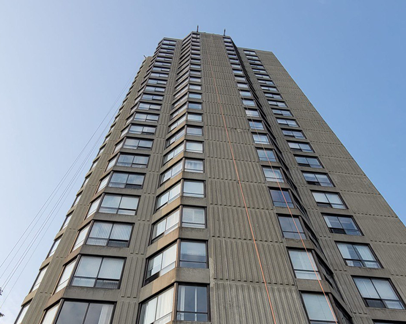 Commercial building restoration